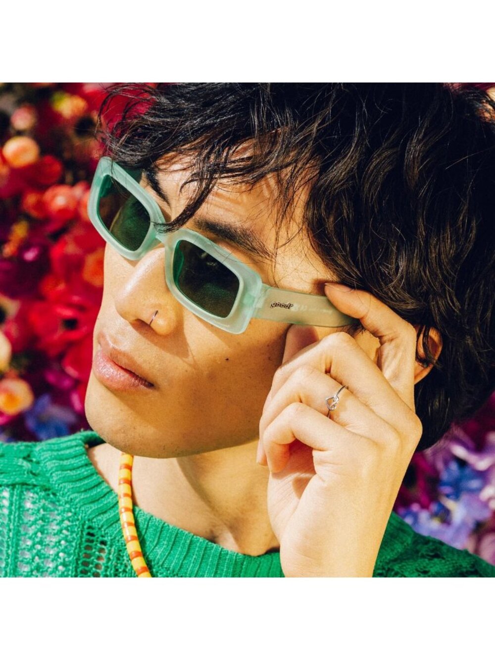 Goodr LUXE G STAYS FOR THE ENCORE Light Green Sunglasses NEW IN BOX!